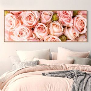 Haucan 5D Diamond Painting Full Square DIY Flower Rose Drill Embroidery Picture Rhinestone Diamond Mosaic Decor Home Gift 201289s