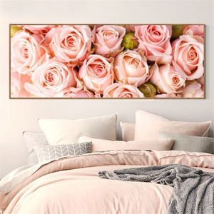 HAUCAN 5D DIOND MALATION FULL Square DIY Flower Rose Wiertło Haft Diamond Rhinestone Diamond Mosa Decor Domowy prezent 201289s