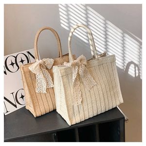 Beach Bags Large Capacity Bag Women's Spring summer Versatile Texture Shoulder Popular Woven Grass Tote