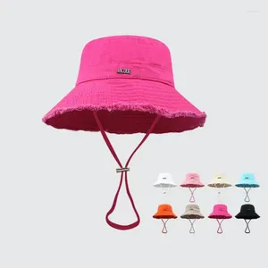 24SS 와이드 브림 모자 버킷 모자 디자이너 남성 여성 밥 선 예방 보닛 비니 야구 모자 스냅 백 야외 낚시