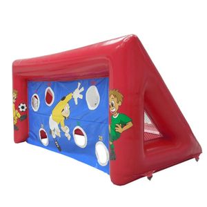 Nome dell'articolo wholesale Giochi all'aperto personalizzati in PVC Bersaglio da calcio gonfiabile portatile commerciale con dardo da calcio per gioco di tiro con ventola libera nave-08