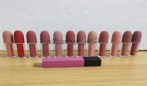 12 färger Liquid Matte Lip Gloss Womens Lip Makeup Luster Lipsticks Natural Longing Waterproof Lipgloss Cosmetics6339600