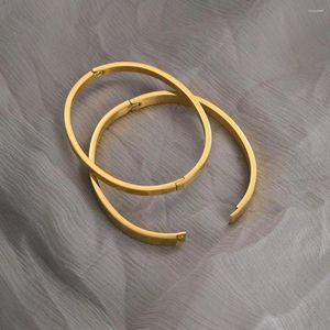 Bangle Söt minoritetsdesign smycken tillbehör dekoration rostfritt stål par armband enkla pulseras manschettkvinnor armband