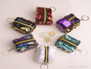 Rosa Sugao-Geldbörse mit Pailletten, Mini-Geldbörse für Damen und Kinder, Mädchen, kleine Geldbörse, 2020, neuer Stil, süße Handtaschen, whoel8133903