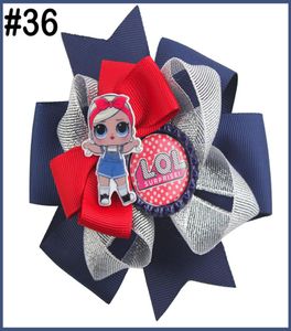12st Doll Hair Bows with Suprise BowsDolls Clips Girl Hair Bows For Children Girl Hair Accessories9411604