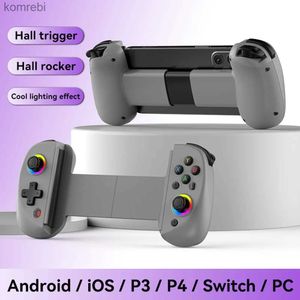 Kontrolery gier joysticks D8 Bezprzewodowe rozciąganie rozszerzonego kontrolera gier joystick pad kompatybilny dla iPhone Android Telefony Switch Gamepad Console L24312