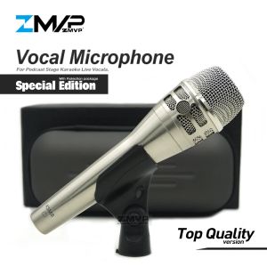 Microfoni Edizione speciale KSM8 Microfono dinamico professionale con cavo KSM8N Microfono supercardioide per performance Voci dal vivo Karaoke Podcast