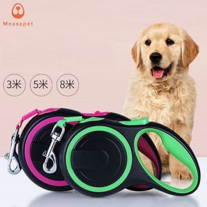 3m 5m 8m trelas retráteis para cães levam animais de estimação gatos filhote de cachorro coleiras automáticas andando para pequenos e médios294j