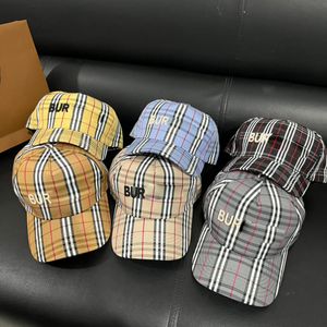 Yaz Tatil Beyzbol Kapağı Ekose Mektup Nakış Tasarımcı Şapkası Açık Güneş Şapkası Kişiselleştirilmiş Casquette