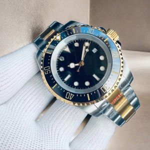 Wysokiej jakości ceramiczny zegarek luksusowy zegarek szafirowy Waterproof Watch Modna obserwa