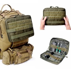 Sacos militares táticos molle bolsa de primeiros socorros médicos esportes ao ar livre mochila multifuncional acessório exército edc bolsa de ferramentas de caça