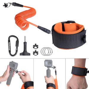 Câmeras Subaquática Mergulho Pulso Pulseira Flutuante Suporte de Aperto de Mão para Gopro Xiaomi Yi Mijia SJCAM Eken SOOCOO Action Camera Camcorder