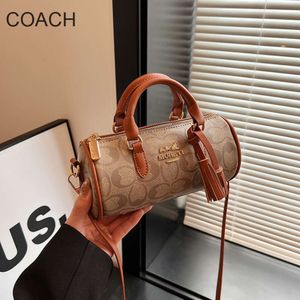 En elegant handväska från en topp amerikansk designer Boston Prbyopia kuddpåse Ny textur Kvinnor stor kapacitet en axel crossbody premium handväska