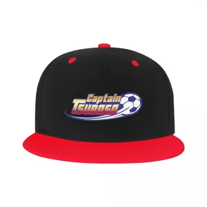 Ball Caps Custom Captain Tsubasa Anime Soccer Baseball Cap Men Women Flat Snapback Hip Hop Hat Streetwear