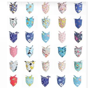 200 st lot Dog Apparel Special Making Puppy Bandanas Collar Scarf Bow Tie Cotton Supplies Y70300L