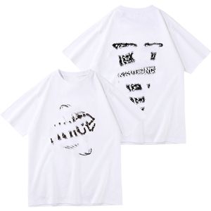 designer mens t shirt v lone T shirt woman Brand Clothing summer Letter printing tshirt Loose versatile round neck couple t-shirt high street Cotton Top shirt