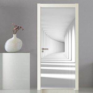 Personalizado po papel de parede moderno simples 3d estéreo abstrato arte espaço murais sala estar quarto porta adesivo pvc decoração t2293z