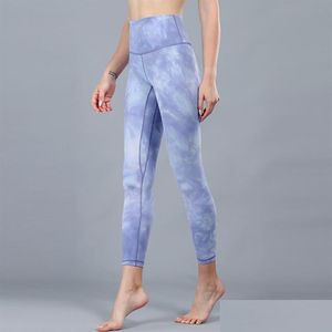 القمصان في الهواء الطلق Lu Womens Leggings بدلة اليوغا السراويل عالية الزي شا الخصر الرياضة رفع الوركين الصالة الرياضية ارتداء Legging محاذاة مرنة fiess ضيقة otxey