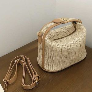 Coreano tecido pequeno saco verão internet celebridade bolsa moda férias praia um ombro crossbody saco de grama