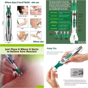 Full Body Massager Products Meridian Electric Mas Acupuncture Pain Muscle Circation Relief For Back Neck Electronic Therapy Energy Dro Otj5X