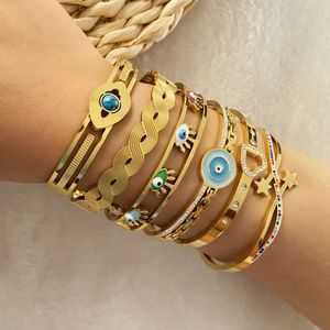 Neue Schmuck personalisierte Auge voller Diamant Stern Armband Mode Liebe Handstück B426