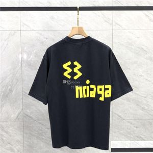 Outdoor Shirts Designer Mens T Uni Women Fashion Loose Cotton Short Sleeve Letters Printed T-Shirt Hip Hop Streetwear Tshirt Casual To Ot0W3