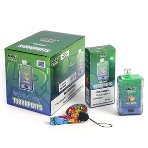 EU Warehouse Disposable Cartridge Mrvi Puffing 15k Puffs Vape 750mAh Battery 25ml Dual Mesh Coil Disposable E-Cigarette
