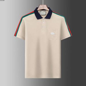 Mode Italien Designer Sommer Poloshirt Kurze Ärmel Männer T-shirts Lose Solide Hip Hop Casual Business Sport High Street Herren Polos {Kategorie}