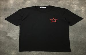 2017 Summer Sprzedaj markę Mężczyzn krótkiego rękawu Casual T Shirt Men Red Star Wzor