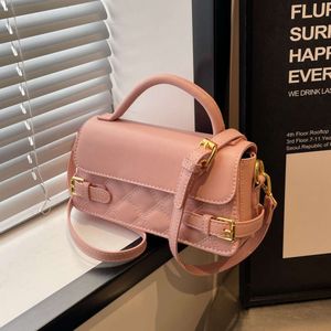 Shop Handbag Promotion Simple and Trendy Lingge Portable Small Bag for Women in the Summer of 2024 Niche High-end Square Fashionable Shoulder