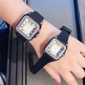 Nowe przybysze oglądają modę Wysokiej jakości stalowe męskie kobiety w stylu Kwarcowe zegarki luksusowe na rękę CA073243J