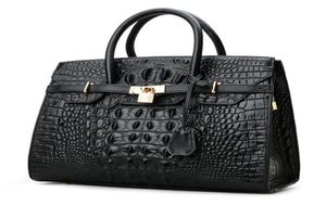 Alligator print Birkin bag is a cowhide atmospheric handbag002585365609