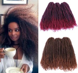 Jumbo Crochet Braids Hair Ombre Afro Kinki Soft Synthetic Marley Braiding Hair Crochet Hair Extension Bulk4453142