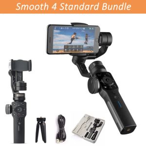 Gimbal Zhiyun Smooth 4 3axis Gimbals 핸드 헬드 안정기 스마트 폰 iPhone/Samsung/Huawei/Xiaomi/Android 액션 카메라