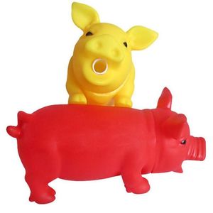 Pig Grunt Squeak Dog Toys Cat Chewing Toy Cute Rubber Pet Dog Puppy Playing Pig Toy Squeaker Squeaky With Sound Large Size302T