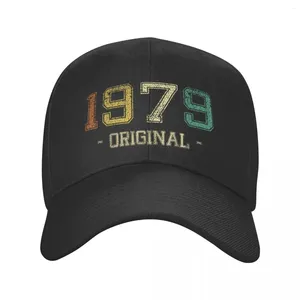 Ball Caps Vintage 1979 Beyzbol Kapağı Kadın Erkekler Doğum Günü Hediye Baba Şapkası Snapback İlkbahar Yaz Şapkaları