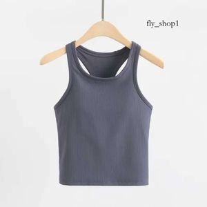 ALOYOGA KOBIETA TOP TOP SLIM LU Sleveless Joga Outfits koszula szczotkowane kobiety treningowe sporty z wyściełanym stanikiem 736