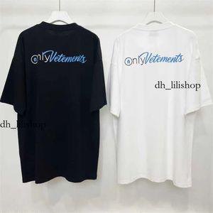 vetements t shirt luxury oversized t shirt men Men's T-Shirts 2023Ss Vetements Only T-Shirt Men Women 1 1 B Quality Letter Printed Top Tees