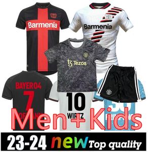 23 24 24 Bayer Home Leverkusen Schick Soccer Jerseys Hofmann Hlozek Boniface 2023 2024 Wirtz Palacios Home Away Trzecia koszulka piłkarska Frimpong Dorosłych mężczyzn Minomon5547