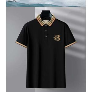 Polo a maniche corte stilista Camicia in cotone ricamato di alta qualità T-shirt da uomo Abbigliamento coreano Top di lusso estivo {category}