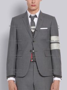 giacca da uomo di design giacca con lettere T top a righe stampato con diversi modelli decorazione con bottoni tascabili abito da festa vari stili di colore S-5XL