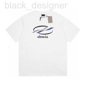 Homens camisetas Designer 24ss alta versão B família primavera / verão novo unissex casal cola onda tridimensional silicone casual t-shirt LQVZ