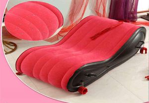 NXY Meble seksualne nadmuchiwana sofa seksualna poduszka do pozycji krzesła z 4 kajdankami erotycznymi zabawkami dla dorosłych pary sklepu 12246354837
