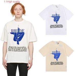 Los Angeles nicho fashion rhude stars mesma camiseta de manga curta com fundo solto