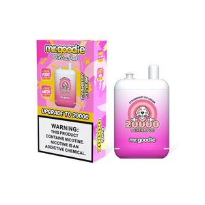 Mr Goodie 20000 sbuffi Penna monouso per vaporizzatori 20K Puff Mesh Bobina 12 colori 20ML * 2 Sbuffo e-liquid 20k vaper 2% 5% Mr vape 20000 sbuffi bar