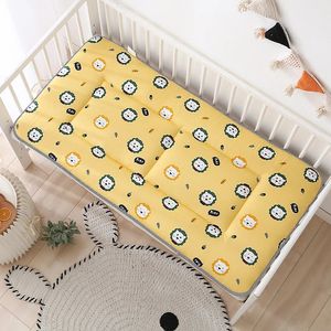 CRIB MADRASS TODDLER BED PAD Dubbla sidor Bomullsmask baby sängkläder Set pojkar flickor spädbarn 120x60 cm 240307