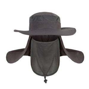 Cappello da sole estivo da uomo di moda outdoor impermeabile e resistente ai raggi UV cappelli da pesca parasole spot293a