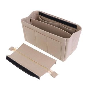 High Quality Multifunction Handbag Felt Fabric Bag Purse Insert Storage Pouch Case Structured organizer bags 2104023532181