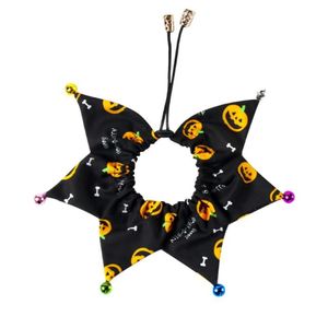 Coleiras de cachorro trelas ajustáveis bonito aliciamento com sino festa gato fácil usar filhote de cachorro suprimentos festival pet colar halloween casual g291v