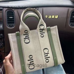 Woody Canvas 2024 Clloe Designer Totes Tote Bag Summer Leisure Japanska tryckta brevväskor Shopping stor kapacitet Fashion Ver Qhzy